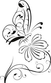 There are plenty of wood burning books available for those looking for new projects, but if you're in the mood to start right away, you can find all kinds of free printable wood burning patterns online. Image Result For Free Printable Wood Burning Patterns Butterfly Flower Drawing Butterfly On Flower Drawings