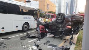 An unexpected and undesirable event, especially one resulting in damage or harm: Porsche Driver Who Caused Haeundae Accident Arrested Says Sorry