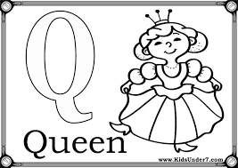 Letter Q Queen Coloring Sheets Coloring Pages Alphabet Coloring Pages Alphabet Coloring Letter A Crafts