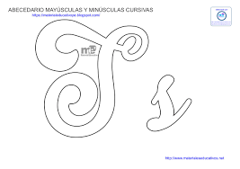Estos moldes de letras son para imprimir. Moldes De Letras Cursivas Mayusculas Y Minusculas Material Educativo