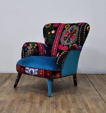 Check out our patchwork armchair selection for the very best in unique or custom, handmade pieces from our living room furniture shops. Suzani Armchair Turquoise Dream Etsy Armchair Retro Armchair Patchwork Chair