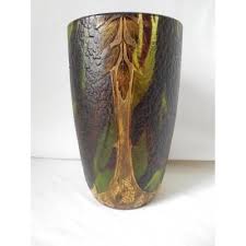 Vase Art Nouveau Signe Legras Cie Saint Art Nouveau Glass Art Vase