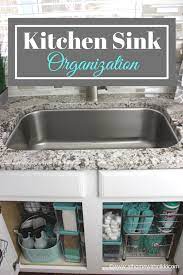 How To Organize Under The Kitchen Sink Kitchen Sink Organization Home Kitchens Kitchen Organization