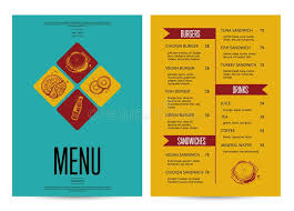 To ensure safety among guests and employees, the national restaurant associations is encouraging restaurants for contactless menus and ordering systems to communicate and conduct. Restaurant Menu Card Design Template Stock Illustration Illustration Of Pizza Eating 119214840