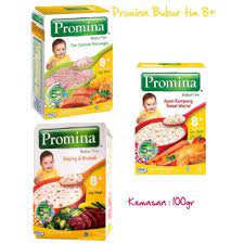 Untuk bayi usia 6 bulan ke atas. Promina Bubur Baby Team 8 Baby Bubur 8 Months Above Bella Shop Shopee Singapore