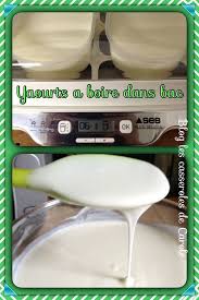 Yaourt A Boire A La Yaourtiere Multi Delices Mdl De Seb Les Casseroles De Carole Yaourt A Boire Yaourtiere Multi Delice Yaourts A Boire
