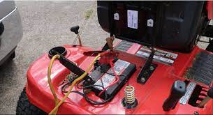 Battery posts, terminals and related accessories contain lead and How To Charge A Riding Lawn Mower Battery With A Car Best Manual Lawn Aerator
