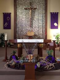 Lent Our Lady Of Perpetual Help Church Lakeside California Church Decor Lent Church Decor