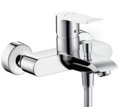 Minimalistic bathroom with hansgrohe metropol in brushed bronze. Hansgrohe Metris Chrom Badezimmer Duschmischer Wasserhahn Industriematerialspezialisten De Rehabilitaweb Com