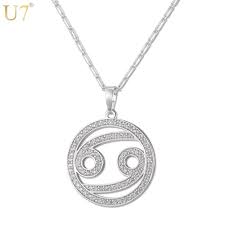 Cancer necklace with 4 font styles, cancer zodiac sign necklace, cancer horoscope necklace, astrology cancer birthday gift idea, cancer star blackwhitecustomize 5 out of 5 stars (1,196) sale price $24.95 $ 24.95 $ 49.90 original price $49.90 (50% off. U7 New Arrival Cancer Zodiac Necklace Pendant Silver Color Cubic Zirconia Constellations Jewelry Men Women Birthday Gift P1075 Zodiac Necklace Jewelry Mennecklaces Pendants Aliexpress