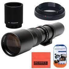 Amazon Com High Power 500mm 1000mm F 8 Manual Telephoto Lens For Nikon D90 D3000 D3100 D3200 D3300 D5000 D51 Nikon Lenses Nikon Lens Digital Camera Lens