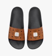 Buy mcm women's pink visetos slides. 36 It Women S Visetos Slides Cognac Mcm Us