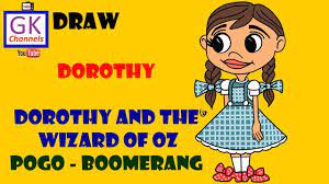You'll find here various activities for kids such as coloring pages, craft activities, videos and games amongst others. How To Draw Dorothy Gale Dorothy And The Wizard Of Oz Pogo Boomerang Youtube