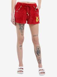Disney Winnie The Pooh Cable Knit Sherpa Girls Lounge Shorts | Hot Topic