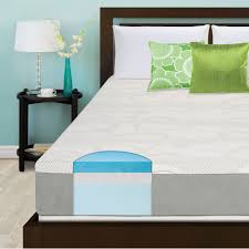 Slumber Solutions Choose Your Comfort 10 Inch Gel Memory Foam Mattress Queen Medium White Foam Mattress Comfort Mattress Gel Memory Foam
