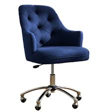 $199.99 ($100.00 per item) $269.70. Navy Blue Office Chair No Wheels Novocom Top