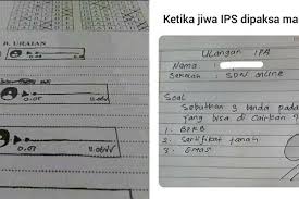Maybe you would like to learn more about one of these? 10 Jawaban Ngaco Siswa Di Soal Ujian Dijamin Bikin Terbahak Bahak