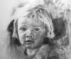Charcoal drawing