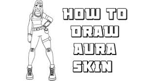 3d optical illusion on paper with our drawings. How To Draw Fortnite Skin Aura Herunterladen