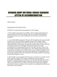 Sample letter of recommendation form for military 30 Military Letters Of Recommendation Army Navy Air Force