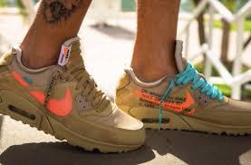 How Do You Like The Off White X Nike Air Max 90 Desert Ore Dr Wong Emporium Of Tings Web Magazine Nike Air Max Nike Shoes Outfits Nike Air Max 90