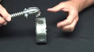 Flex connected to conduit is not. 3 8 In 90 Degree Squeeze Connector For Flexible Metal Conduit Youtube
