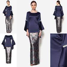 Bukan sahaja wanita, baju batik kini semakin diterima pakai oleh kaum lelaki dan ia sesuai digunakan ketika berkunjung di hari raya. 50 Baju Raya Inspiration Ideas Fashion Kebaya Dress Traditional Outfits