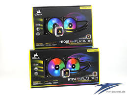 Two corsair ml pro rgb 140mm pwm fans run up to 2,000 rpm, alongside an optimized cold plate and pump design. Test Corsair Hydro Series H100i H115i Rgb Platinum Hardware Journal