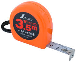 La cinta mide 16 mm x 3,5 m (H-163) por Shinwarules : Amazon.es: Bricolaje  y herramientas