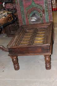 Antique Arabic Calligraphy Table Indian Brass Handmade Unique Vintage Furniture Antique Table Vintage Furniture Asian Coffee Table