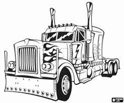 Transformer optimus prime coloring pages are a fun way for kids of all ages to develop creativity, focus, motor skills and color recognition. A Truck From Transformers Coloring Page Printable Game