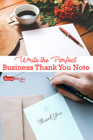 8 Tips to Write a Business Thank You Note | Social Media Torch