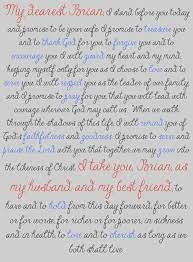 Pin By Callie Troyer On To Marry Christian Wedding Vows Wedding Vows To Husband Christian Wedding