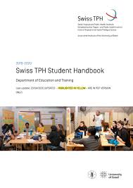 Swiss Tph Student Handbook By Communications Swisstph Issuu