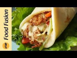A Mouth Watering Grilled Chicken Shawarma With Lebanese Style Pita Bread Recipe For You Make It And Satisfy Your C Chicken Shawarma Pita Bread Recipe Shawarma
