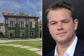 Matt Damon S Miami Waterfront Home Celebrity Mansions Celebrity Houses Matt Damon