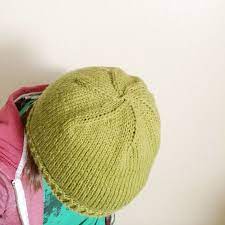 I love the sample photo above; Quick Stockinette Stitch Hat Knitted Hats Knitting Stockinette Stitch