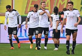 Piotr zielinski opened the scoring before victor osimhen netted himself a brace. Spezia Down Nine Man Roma