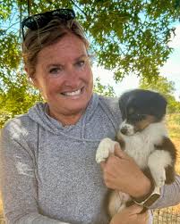 Hooray for Kathy ❤️ Our adorable border collie mix pups have found loving  homes able to give them the exercise and enrichment they need to bring out  their best. Making a difference