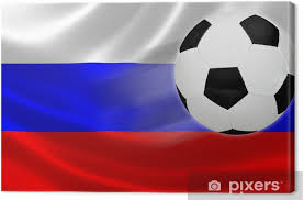 Oder suchen sie nach flagge usa oder flagge australien um. Canvastavla Fotboll Klumpa Ihop Sig Streck Over Rysslands Flagga Pixers Vi Lever For Forandring