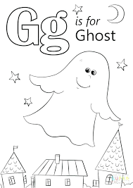 Scary ghosts, cats, bats, pumpkins, witches and scarecrows are just a few of the many coloring sheets and pictures in this section. Free Printable Ghost Coloring Pages For Kids