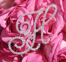 Rhinestone Crystal Letter For Bridal Bouquet Or Wedding Centerpiece Accent Letter J By Rae Bouquet Jewelry Wedding Bouquet Jewelry Wedding Ceremony Accessories