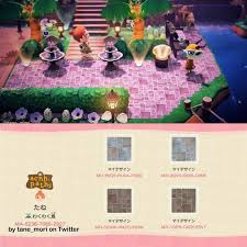 Animal Crossing Patterns On Instagram A Cute And Realistic Geometric Tile Perfect For A Patio Or New Animal Crossing Animal Crossing Cafe Animal Crossing