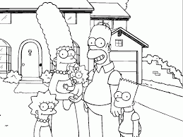 15 the simpsons printable coloring pages for kids. Simpsons Coloring Pages To Print Out Coloring Home