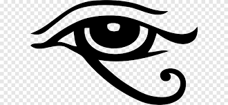 For example, while the eye of horus, often called the wedjat eye, is associated with healing and wisdom, the eye of ra is associated with power and destruction. Ancient Egypt Eye Of Horus Eye Of Providence Eye Of Ra Symbol Text Ancient History Png Pngegg