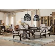 Celebrate being together in the room that is the heart of what home is about. 1618 75008 Dkw Hooker Furniture Trestle Dining Table