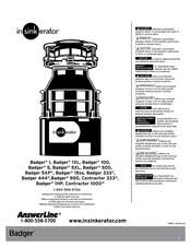insinkerator badger 444 manuals