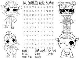 Lol Surprise Doll Coloring Pages Color Your Favorite Lol Surprise Doll Lol Dolls Cute Coloring Pages Coloring Pages