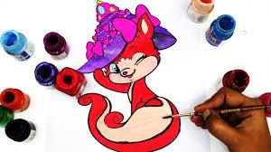 I had to share these free coloring. Colouring Whisker Haven Palace Pet Treasure L Cute Cat With A Bow Colouring Pages Teach Drawing Youtube