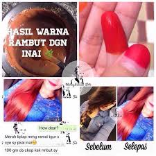 Cara membuat henna dengan bahan alami. Inai Daun Serbuk Viral Health Beauty Hair Care On Carousell